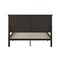 Merrick Lane Norwich Solid Wood Platform Bed Frame with Slatted Foundation, Engineered Wood Headboard and Footboard